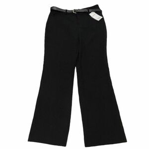Charter Club Trouser Dress Pants With Belt Black 6